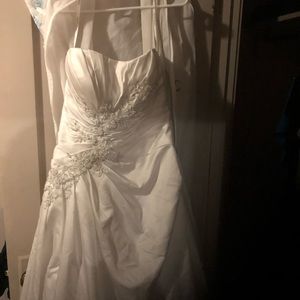 David’s Bridal wedding dress. Size 14 altered